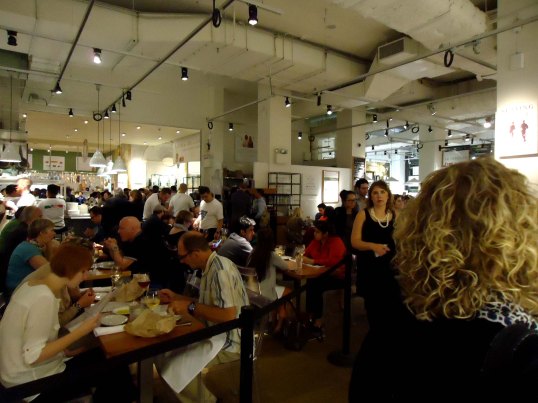 Thursday evening diners at Eataly